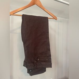 Chocolate brown Express slim fit jeans